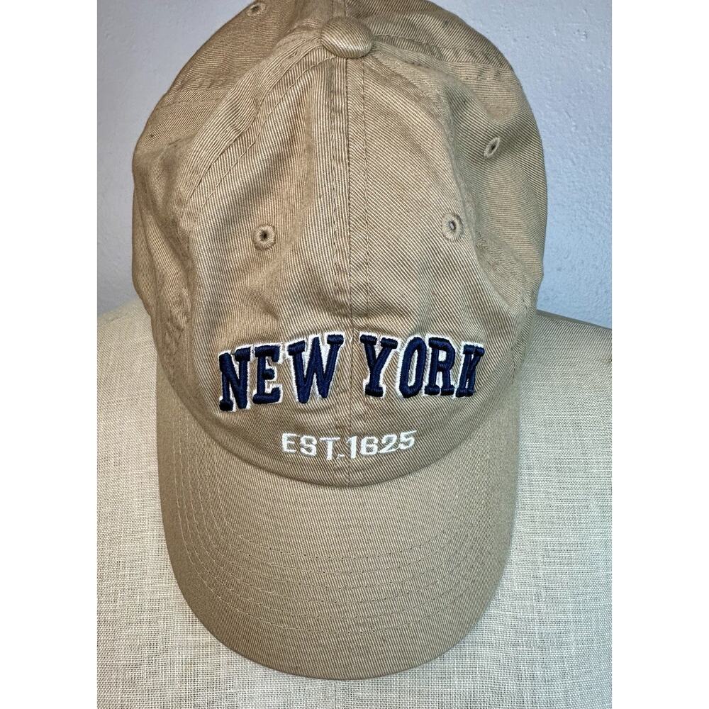 Elidan Corp Hat Cap Adjustable Strapback Green Baseball New York Est. 1625 Women